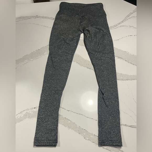 Shosho sport NWT fleece lined charcoal gray leggings - Picture 2 of 4